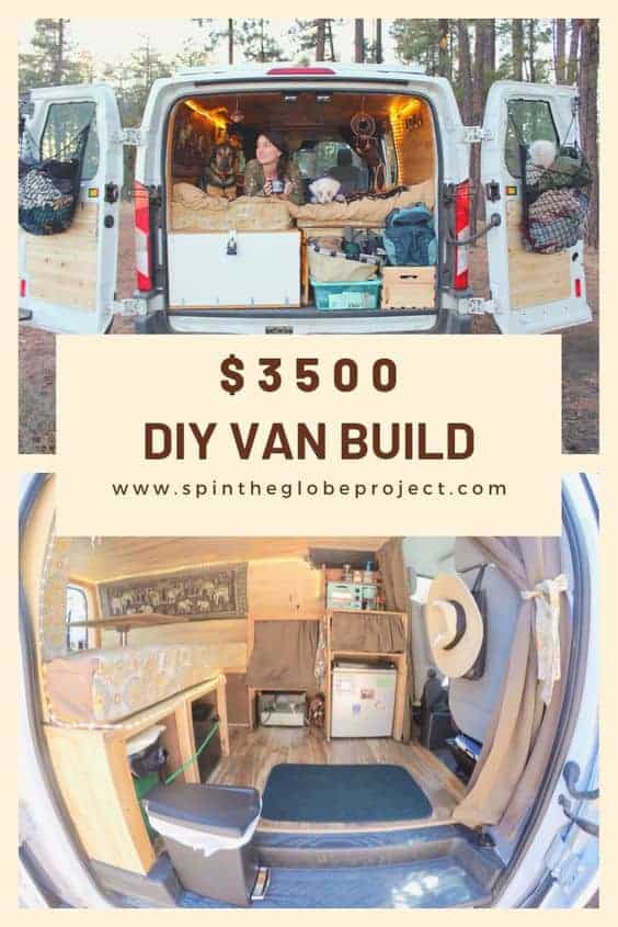 $3500 DIY Budget Van Build — Spin the Globe Project